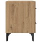 vidaXL Ντουλάπι κρεβατιού Artisan Oak 40 x 35 x 47,5 εκ