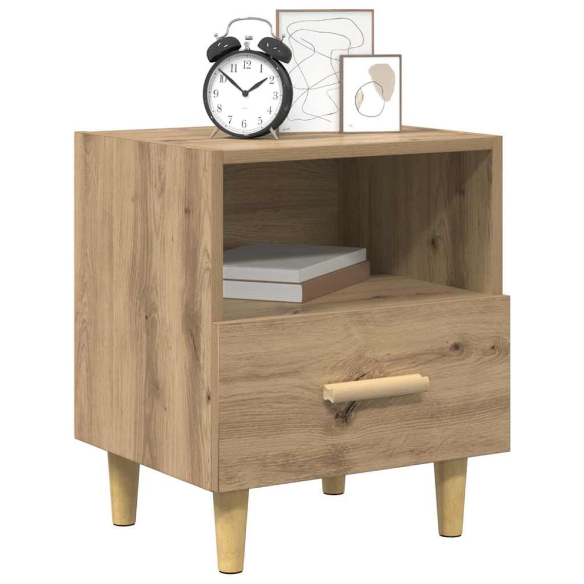 vidaXL Κομοδίνο Artisan Oak 40 x 35 x 47 εκ. Επεξεργασμένο Ξύλο