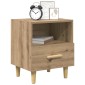 vidaXL Κομοδίνο Artisan Oak 40 x 35 x 47 εκ. Επεξεργασμένο Ξύλο