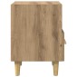 vidaXL Κομοδίνο Artisan Oak 40 x 35 x 47 εκ. Επεξεργασμένο Ξύλο