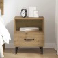 vidaXL Κομοδίνο Artisan Oak 40 x 35 x 47,5 εκ Επεξεργασμένο Ξύλο