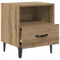 vidaXL Κομοδίνο Artisan Oak 40 x 35 x 47,5 εκ Επεξεργασμένο Ξύλο