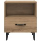 vidaXL Κομοδίνο Artisan Oak 40 x 35 x 47,5 εκ Επεξεργασμένο Ξύλο