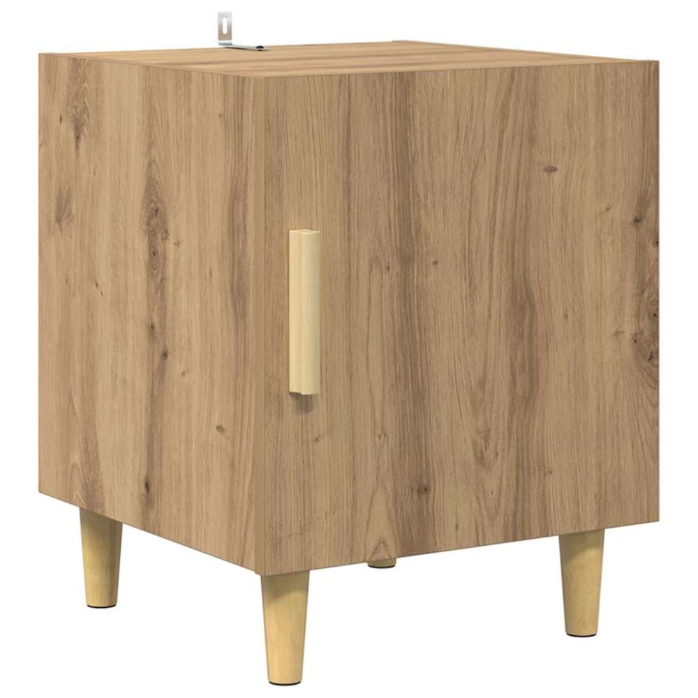 vidaXL Κομοδίνο Artisan Oak 40 x 40 x 50 cm Επεξεργασμένο Ξύλο