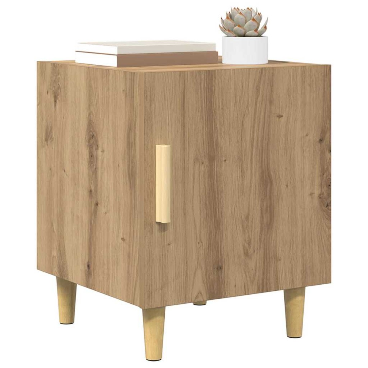 vidaXL Κομοδίνο 2 τμχ. Artisan Oak 40 x 40 x 50 cm Επεξεργασμένο Ξύλο