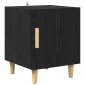 vidaXL Κομοδίνο Μαύρη Οξυά 40 x 40 x 50 cm Επεξεργασμένο Ξύλο
