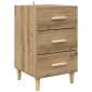 vidaXL Κομοδίνο Artisan Oak 40 x 40 x 66 εκ. Επεξεργασμένο Ξύλο
