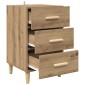 vidaXL Κομοδίνο Artisan Oak 40 x 40 x 66 εκ. Επεξεργασμένο Ξύλο