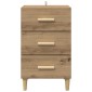 vidaXL Κομοδίνο Artisan Oak 40 x 40 x 66 εκ. Επεξεργασμένο Ξύλο