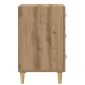 vidaXL Κομοδίνο Artisan Oak 40 x 40 x 66 εκ. Επεξεργασμένο Ξύλο