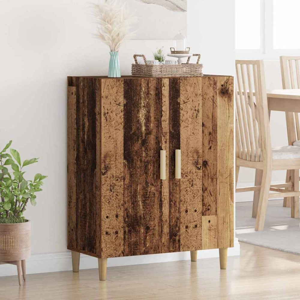 vidaXL Πλαϊνό γραφείο Παλιό Ξύλο 70 x 34 x 90 εκ. Επεξεργασμένο Ξύλο