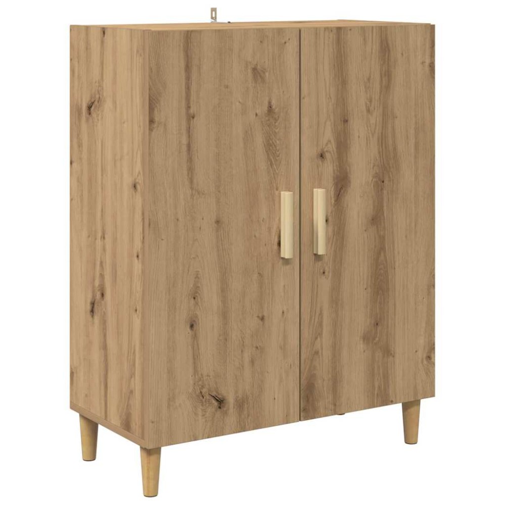vidaXL Πλαϊνό γραφείο Artisan Oak 70 x 34 x 90 εκ. Επεξεργασμένο Ξύλο
