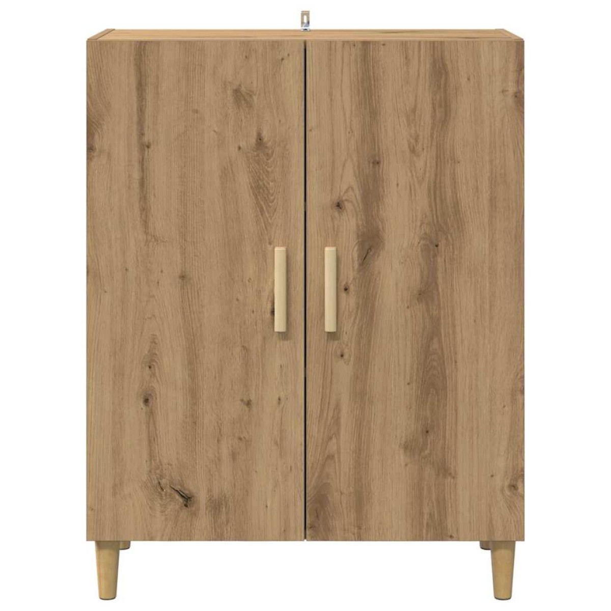 vidaXL Πλαϊνό γραφείο Artisan Oak 70 x 34 x 90 εκ. Επεξεργασμένο Ξύλο