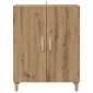 vidaXL Πλαϊνό γραφείο Artisan Oak 70 x 34 x 90 εκ. Επεξεργασμένο Ξύλο