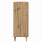 vidaXL Πλαϊνό γραφείο Artisan Oak 70 x 34 x 90 εκ. Επεξεργασμένο Ξύλο
