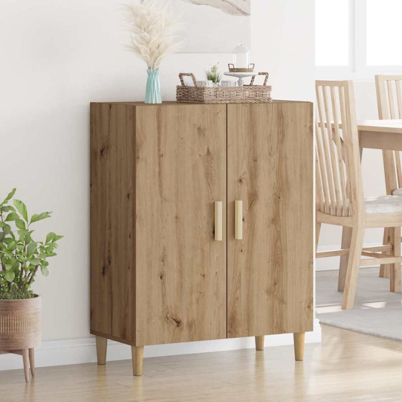 vidaXL Πλαϊνό γραφείο Artisan Oak 70 x 34 x 90 εκ. Επεξεργασμένο Ξύλο