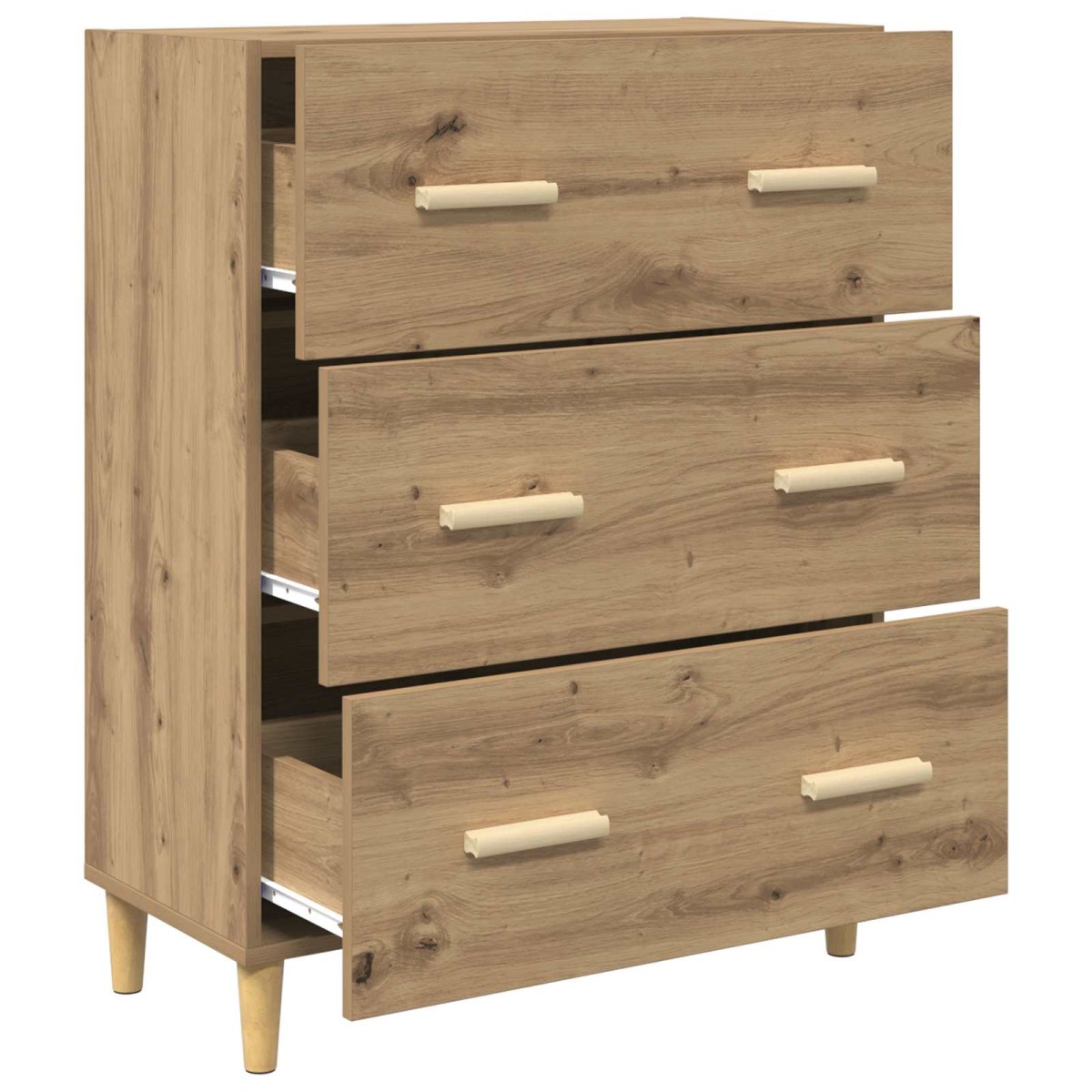 vidaXL Πλαϊνό γραφείο Artisan Oak 69,5 x 34 x 90 εκ.
