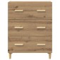 vidaXL Πλαϊνό γραφείο Artisan Oak 69,5 x 34 x 90 εκ.