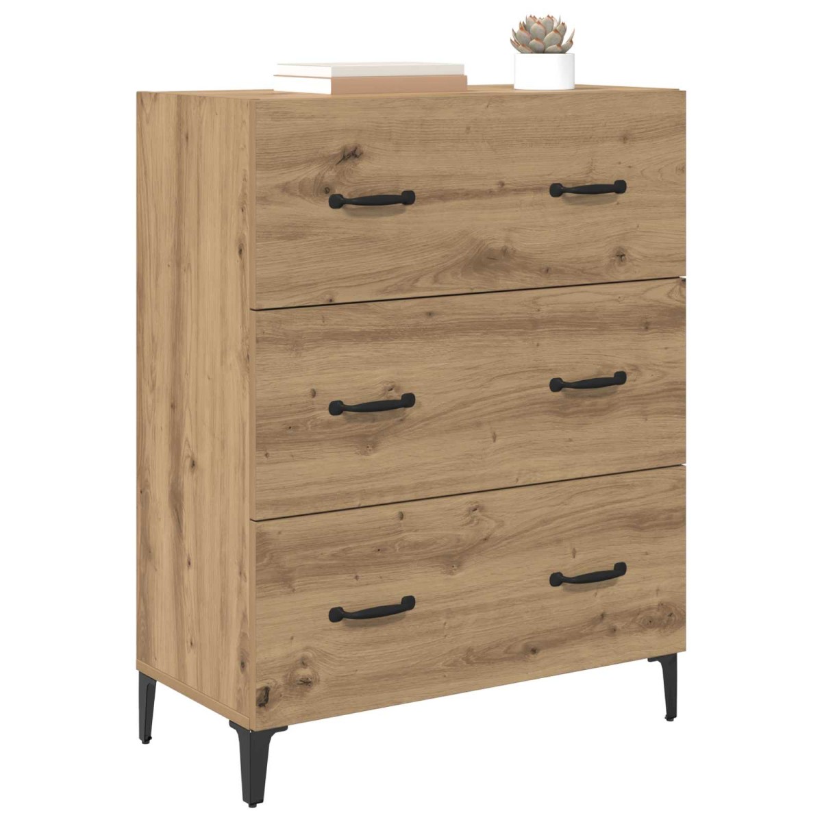 vidaXL Πλαϊνό γραφείο Artisan Oak 69,5 x 34 x 90 εκ.