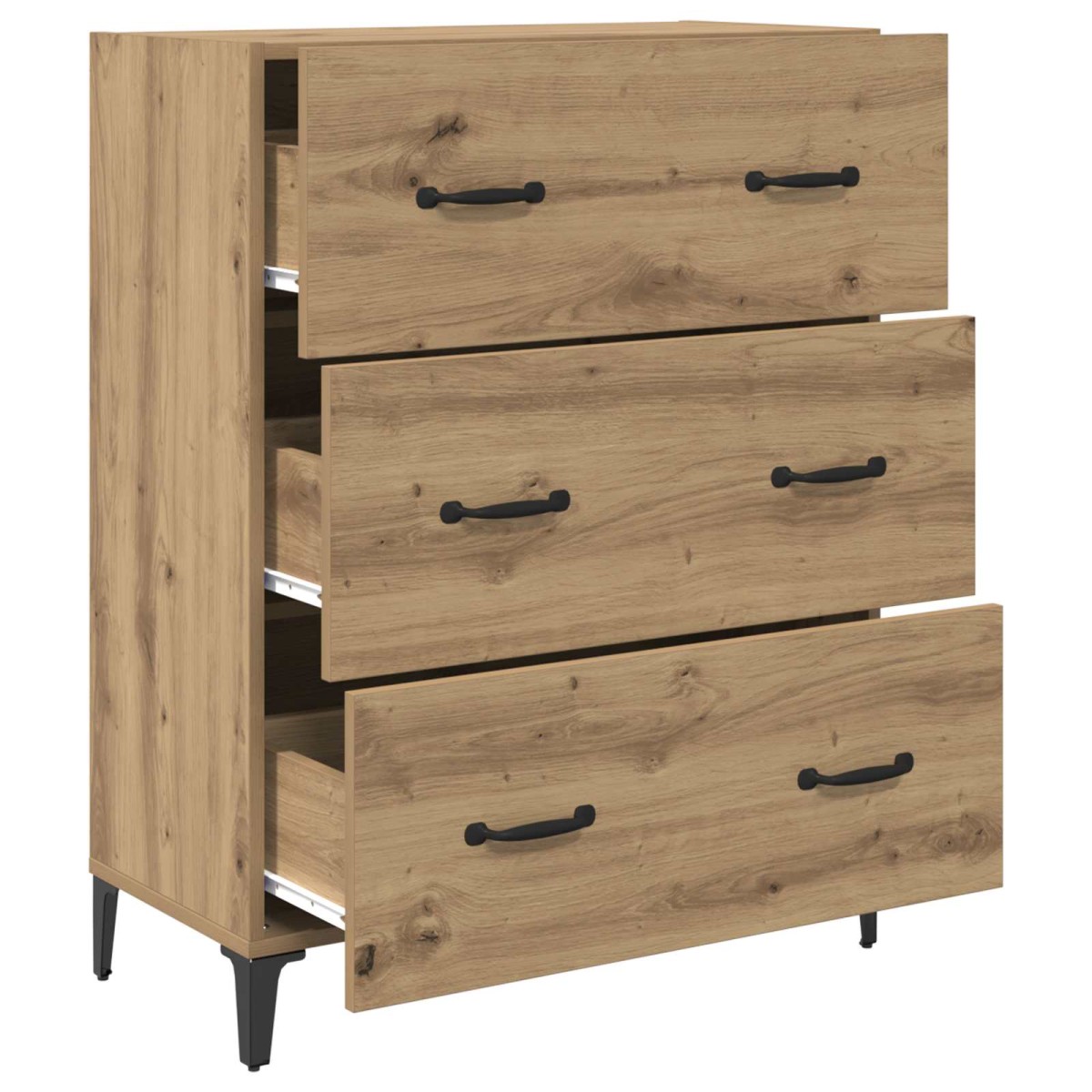 vidaXL Πλαϊνό γραφείο Artisan Oak 69,5 x 34 x 90 εκ.