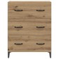 vidaXL Πλαϊνό γραφείο Artisan Oak 69,5 x 34 x 90 εκ.