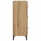 vidaXL Πλαϊνό γραφείο Artisan Oak 69,5 x 34 x 90 εκ.