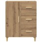 vidaXL Πλαϊνό γραφείο Artisan Oak 34 x 69.5 x 90 εκ Επεξεργασμένο Ξύλο
