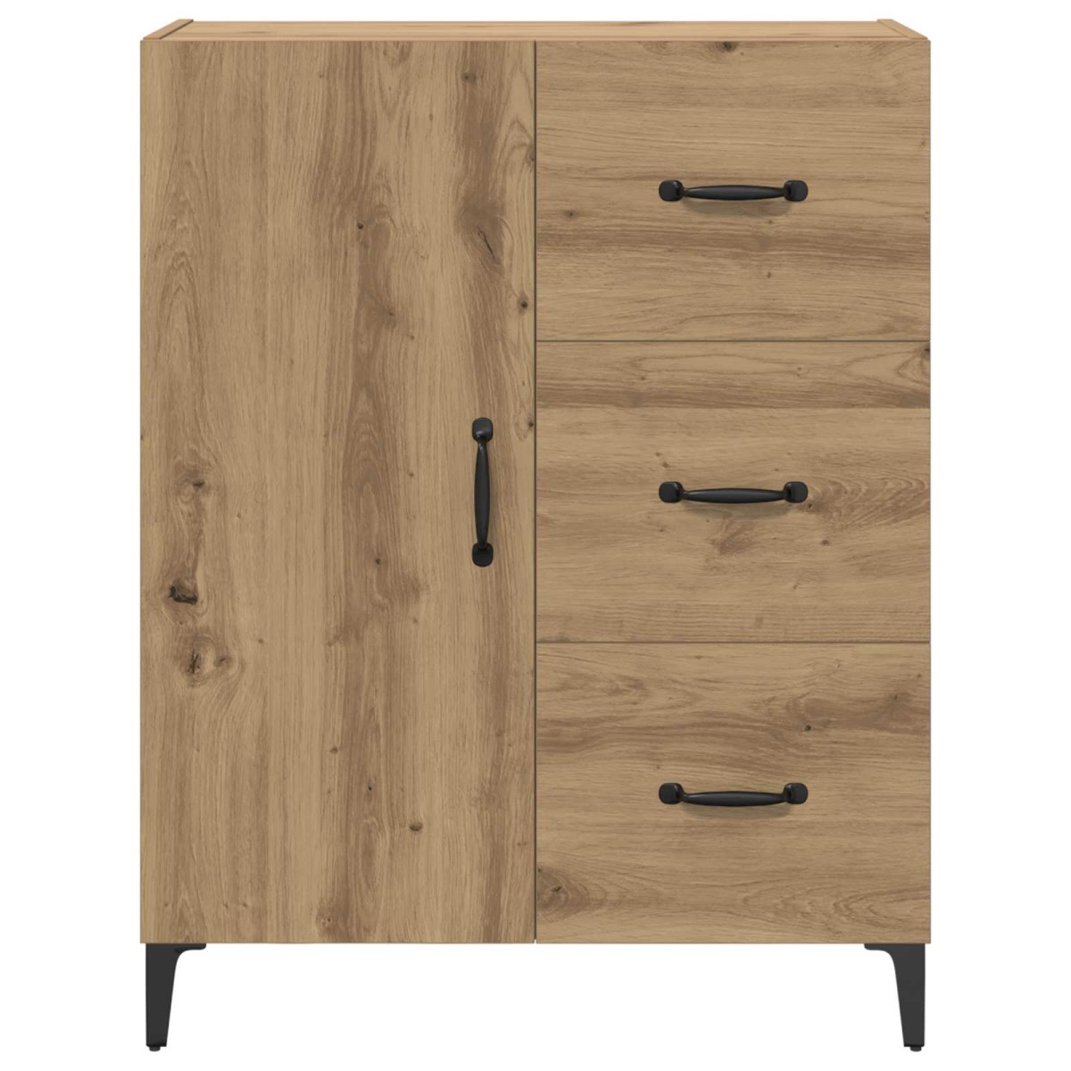 vidaXL Πλαϊνό γραφείο Artisan Oak 69,5 x 34 x 90 εκ.