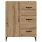 vidaXL Πλαϊνό γραφείο Artisan Oak 69,5 x 34 x 90 εκ.