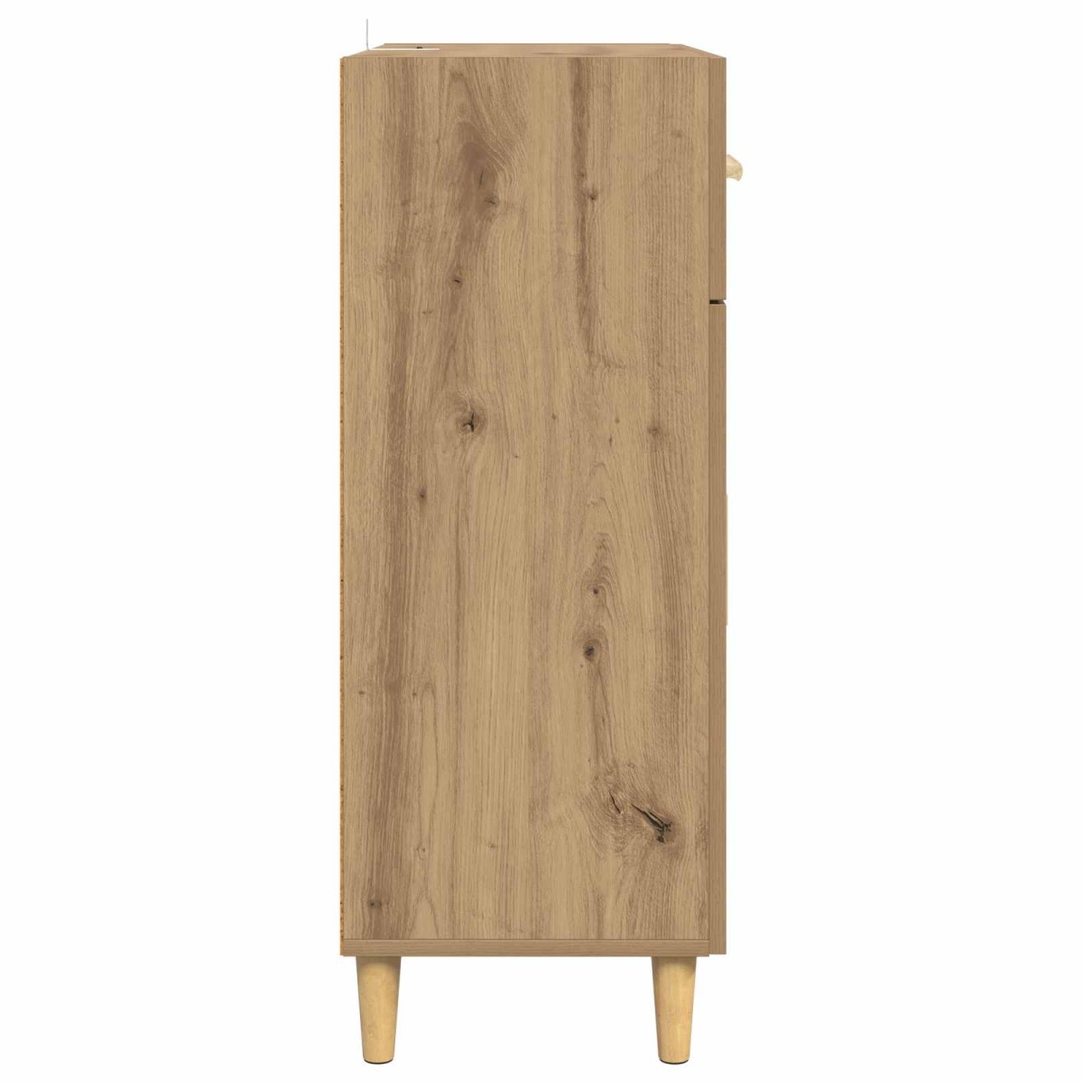 vidaXL Πλαϊνό γραφείο artisan δρυς 34 x 69.5 x 89 εκ