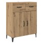 vidaXL Πλαϊνό γραφείο Artisan Oak 69,5 x 34 x 90 εκ.