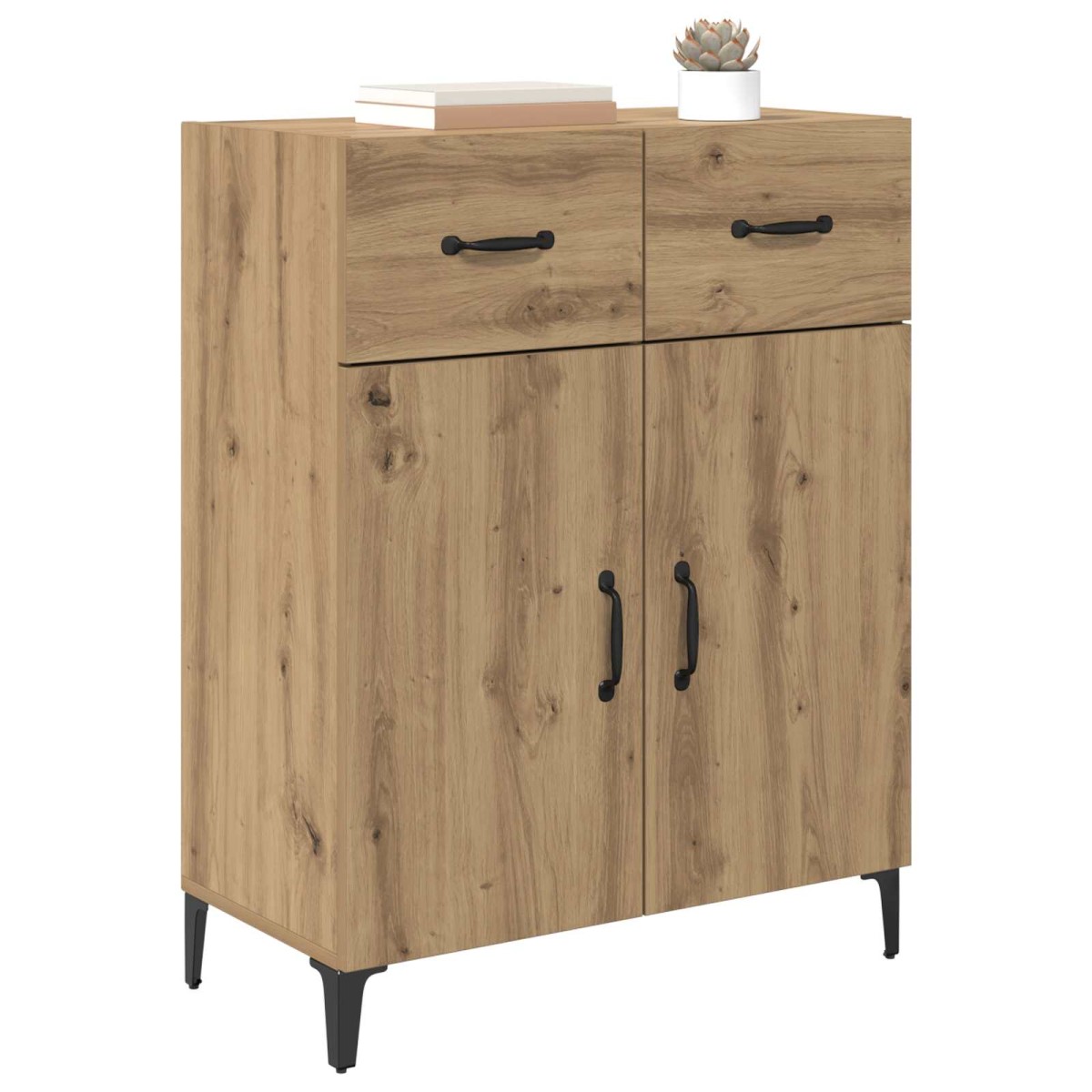 vidaXL Πλαϊνό γραφείο Artisan Oak 69,5 x 34 x 90 εκ.