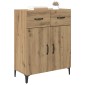 vidaXL Πλαϊνό γραφείο Artisan Oak 69,5 x 34 x 90 εκ.