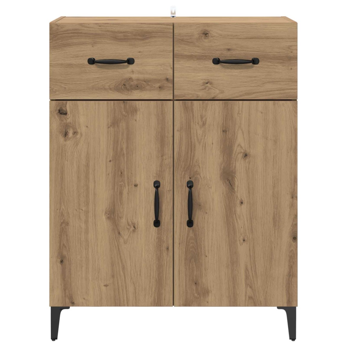 vidaXL Πλαϊνό γραφείο Artisan Oak 69,5 x 34 x 90 εκ.