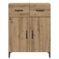 vidaXL Πλαϊνό γραφείο Artisan Oak 69,5 x 34 x 90 εκ.
