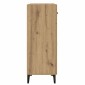 vidaXL Πλαϊνό γραφείο Artisan Oak 69,5 x 34 x 90 εκ.