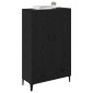 vidaXL Highboard με συρτάρι Μαύρη Οξυά 70 x 31 x 115 εκ