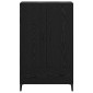 vidaXL Highboard με συρτάρι Μαύρη Οξυά 70 x 31 x 115 εκ