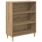 vidaXL Πλαϊνό γραφείο Artisan Oak 69,5 x 32,5 x 90 εκ