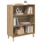 vidaXL Πλαϊνό γραφείο Artisan Oak 69,5 x 32,5 x 90 εκ