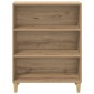 vidaXL Πλαϊνό γραφείο Artisan Oak 69,5 x 32,5 x 90 εκ