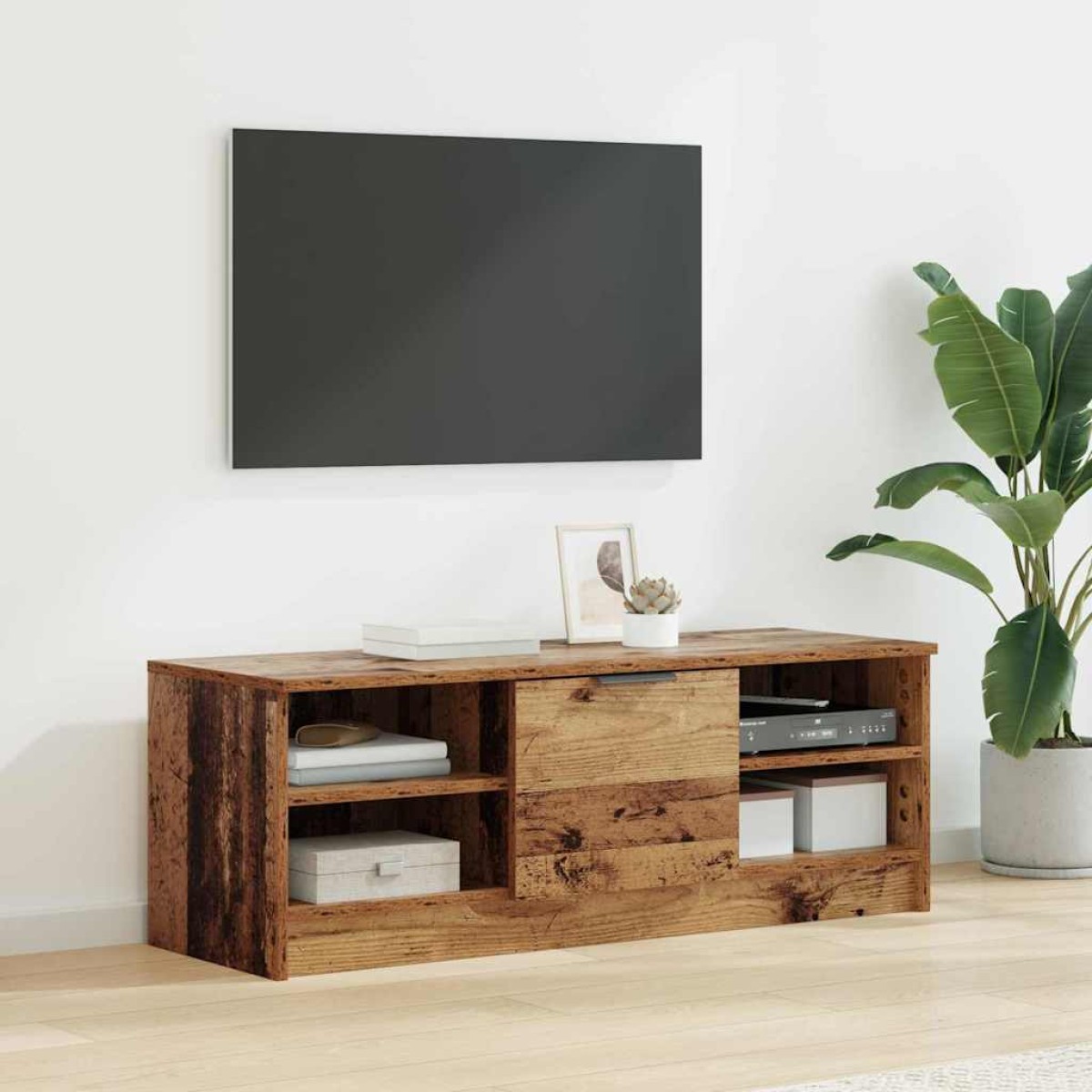 vidaXL Ντουλάπι TV 102 x 35 x 36,5 εκ Παλιό Ξύλο Επεξεργασμένο Ξύλο