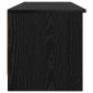 vidaXL Ντουλάπι TV 102 x 35 x 36,5 εκ Μαύρη Οξυά Επεξεργασμένο Ξύλο