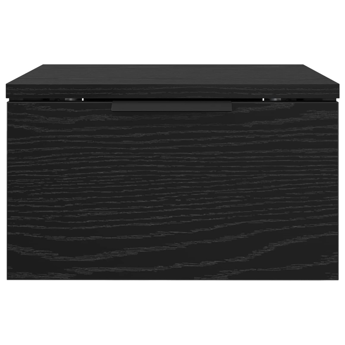vidaXL Κομοδίνο Μαύρη Οξυά 34 x 30 x 20 εκ Επεξεργασμένο Ξύλο