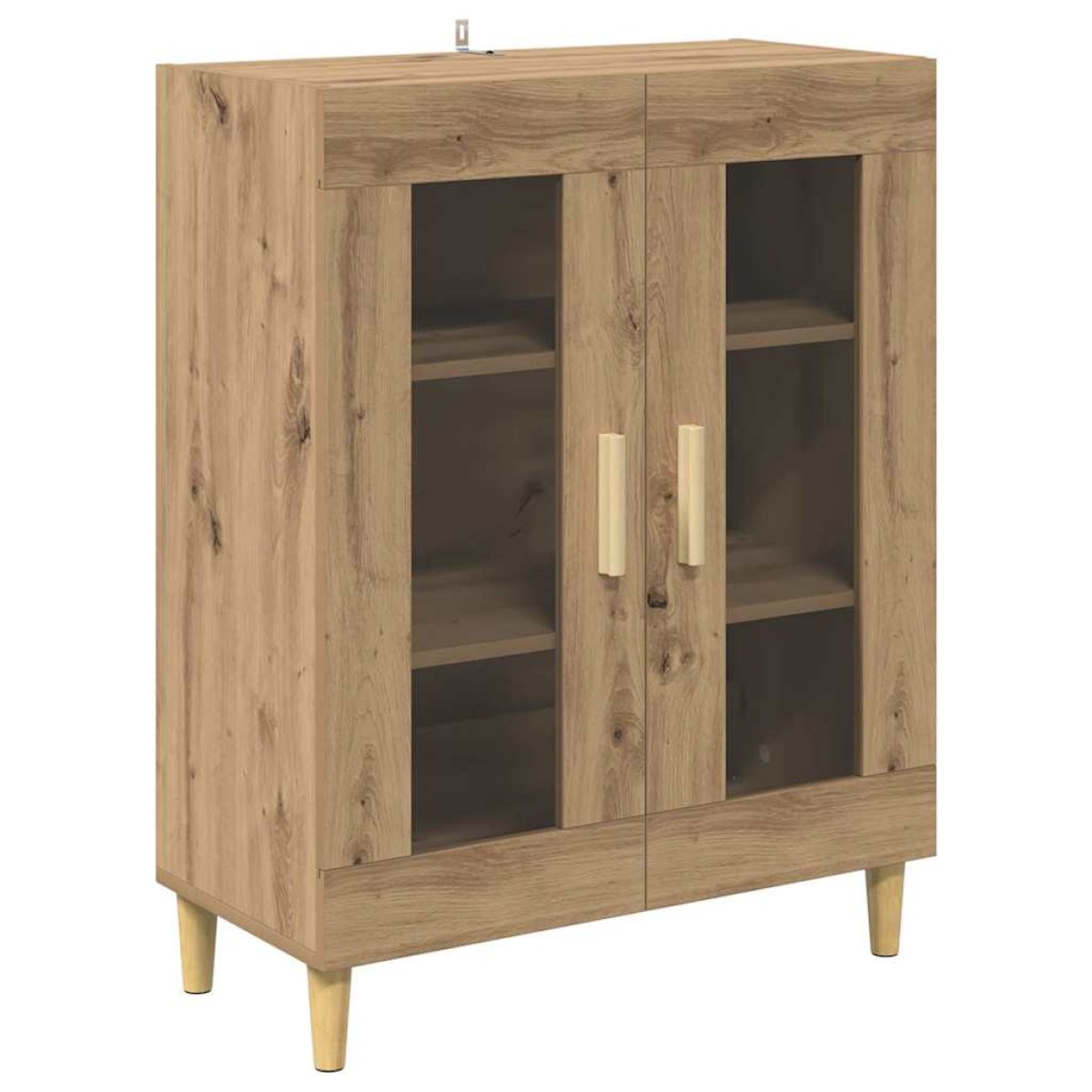 vidaXL Πλαϊνό γραφείο Artisan Oak 69,5 x 34 x 90 εκ.