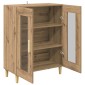 vidaXL Πλαϊνό γραφείο Artisan Oak 69,5 x 34 x 90 εκ.