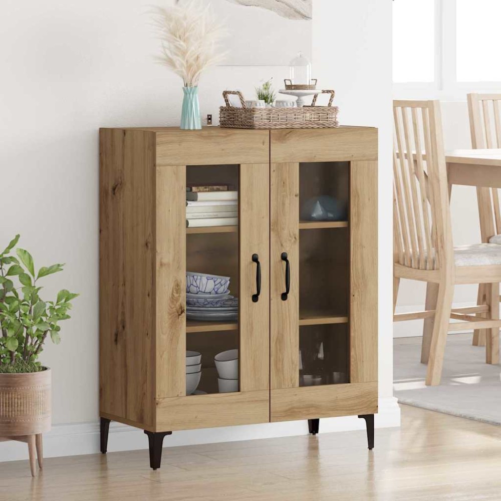 vidaXL Πλαϊνό γραφείο Artisan Oak 69,5 x 34 x 90 εκ.
