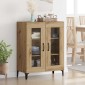 vidaXL Πλαϊνό γραφείο Artisan Oak 69,5 x 34 x 90 εκ.