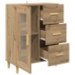 vidaXL Πλαϊνό γραφείο Artisan Oak 69,5 x 34 x 90 εκ.