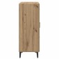 vidaXL Πλαϊνό γραφείο Artisan Oak 69,5 x 34 x 90 εκ.